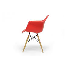 Pascal Plastic Mid Century Modern Shell Chair Multiples Colors Dc 866 Red Dc 866 Black Dc 866 White Baxton Studio Shell Chair Chair Midcentury Modern