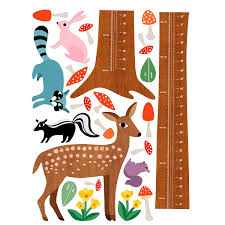 Wallies Wall Play Woodland Growth Chart