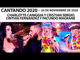 Sin lugar a dudas, el «cantando 2020» es uno de los programas más vistos del momento. Cantando 2020 Programa 26 11 20 Charlotte Caniggia Y Cinthia Fernandez Youtube