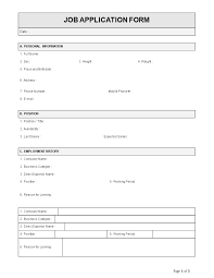 It starts with personal information section, which is followed by work experience, references. Employee Job Application Form Template Employee Job Application Form Template Docx Easy To Do Job Application Form Application Form Job Application Template