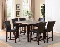 Dominic 5 Piece Counter Height Table And 4 Chairs 649 00 Table 48 X 48 X 36 H With 12 Leaf Cha Pub Table Sets Pub Table Dining Room Sets