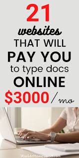 20 Online Typing Jobs With Free Registration Typing Jobs Typing Jobs From Home Online Typing Jobs