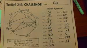 Using inscribed angles inscribed angle intercepted arc inscribed angle an angle whose vertex is on a circle and whose sides contain chords of the circle. Unit 10 Circles Homework 9 Standard Form Of A Circle Answer Key Unit 9 Circle Geometry