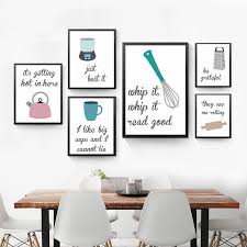 Kitchen Humour Wall Art Nordic Style Culinary Cooking Posters Kitchen Canvas Art Dining Room Wall Art Kitchen Humor