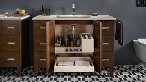 Adding storage to the bathroom by incorporating it in the vanity unit is one of the best ways to conceal and avoid clutter. Kohler Vanities Kohler