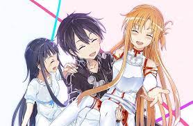 Read chapitre 4 from the story sword art online : Hd Wallpaper Sword Art Online Asuna Yuuki Kazuto Kirigaya Kirito Sword Art Online Wallpaper Flare
