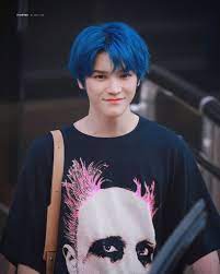 Thanky U On Twitter Taeyong Blue Hair Taeyong Blue Nct Collection