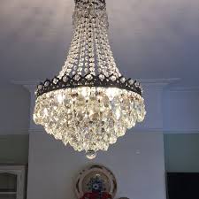 Chic Shabby Chandeliers Antique French Vintage Hand Made Etsy In 2020 Vintage Crystal Chandelier French Antiques Chandelier