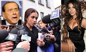 L'ipotesi è che avessero cercato di addomesticare le testimonianze della stessa karima e di altre ragazze presenti alle cene di arcore. Silvio Berlusconi Trial Bunga Bunga Teen Ruby The Heartstealer Protests I M Not A Prostitute Daily Mail Online