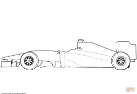 The Marvellous Blank Formula 1 Race Car Coloring Page Free Printable Throughout Blank Race Car Tem In 2020 Race Car Coloring Pages Cars Coloring Pages Coloring Pages