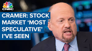 Jim cramer discusses the latest stock market news, including his 8 stock picks for growth as well as cryptocurrency and. Jim Cramer Stock Market Is The Most Speculative I Ve Ever Seen Youtube