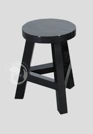 Small Wooden Black Stool Wooden Stools Wooden Vanity Stool