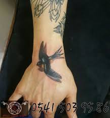 Kirlangic Dovme Hand Tattoo Bird Tattoo Tattoo