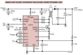 High voltage capacitor charger (step up dc dc converter) the circuit provides approx. Kondensatorladegerat Lt3751 Analog Devices Digikey