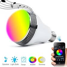 10 Best Bluetooth Light Bulb Speakers For Colorful Party In 2017 Bluetooth Light Smart Bulb Smart Light Bulbs