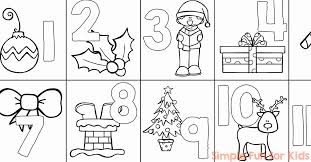 We'd suggest you to use glitter pens for writing messages for your. Christmas Countdown Day 1 Advent Calendar Coloring Page Simple Coloring Home