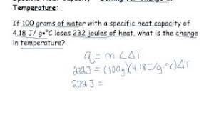In this video you will learn how to solve thermal equilibrium problems. Specific Heat Capacity Solving For Change In Temperature Youtube