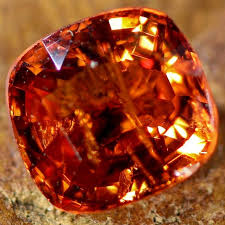 1 10 Cts Orange Burmese Spinel Sts1072 Safe Spinel Gemstone Spinel Gemstones