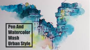 Maybe you would like to learn more about one of these? Pen And Watercolor Wash Old Buildings Saifi Arts Youtube