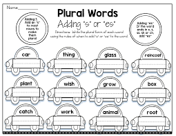 Shared Reading Living And Non Living Things Plural Words English Worksheets For Kids Plurals Worksheets