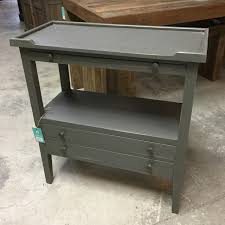Complete your yard setup with outdoor accent tables. Milano Two Drawer Side Table With Pull Out Shelf Nadeau Huntsville