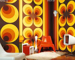 retro behang rondjes retro deluxe 7013 12 oranje bruin geel vlies retro behang euro behang nl de grootste behangwinkel va retro behang behang oranje behang