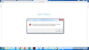 Has anyone seen an issue with cisco webex maintaining a user's presence information with the following in a webex meeting after the webex meeting completes? Webex Meeting Error Cisco Community