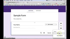 New Google Forms Tutorial Creating Youtube
