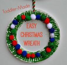 Easy Christmas Paper Plate Arts And Crafts For 2 3 Year Olds Google Search Xmas Crafts Christmas Crafts Easy Christmas Wreaths