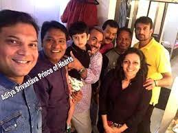 Aditya Srivastava Prince of Hearts - Here is real and reel kids of #shivajisatam #acppardyuman In right side His elder son #abhijeetsatam And wife of sir's son #madhurawelankarsatam And the cute boy