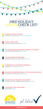 Mke Is Lit Holiday Lights Check List Holiday Lights Milwaukee Holiday