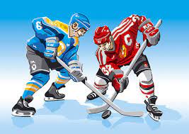 Maybe you would like to learn more about one of these? Ice Hockey Face Off Poster By Frank Ramspott