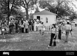 Elvis 1973 fans Black and White Stock Photos & Images