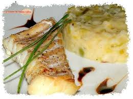 Pave De Cabillaud Roti Et Risotto Aux Poireaux Recette Ptitchef Recette Risotto Poireaux Poireaux Risotto