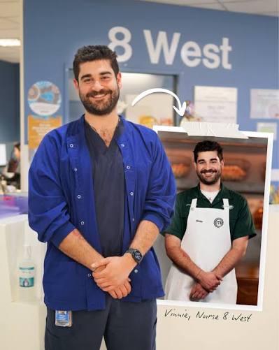 Austin Health | Recognise Vinnie? 👨🏻‍🍳 When he's not in the MasterChef kitchen, he's usually on 8 West at Austin Health, caring for liver transplant,... | Instagram