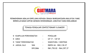 Berikut merupakan maklumat iklan kerja kosong yang ditawarkan oleh majikan terlibat. Jawatan Kosong Terkini Giatmara Malaysia Kerja Kosong Kerajaan Swasta