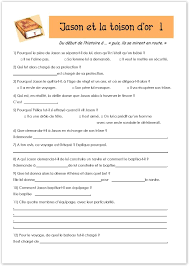 Jason Et La Toison D Or Questionnaire Adapte Mythologie Ecole Ailleurs