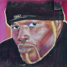 Graffiti Representing the Boxer Jean-marc Mormeck Editorial Photo