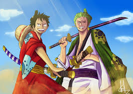Perfect screen background display for desktop, iphone, pc, laptop, computer, android phone, smartphone, imac, macbook, tablet, mobile device. Luffy E Zoro Wano Wallpaper Novocom Top