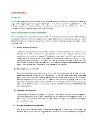 Qualifications majoring in business management, finance. Doc Financial Management Sample Assignment Avijit Karmaker Academia Edu