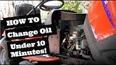 Get everything you need for the oil change. Change Oil Filters On The Husqvarna Yth 24k48 Tractor Youtube