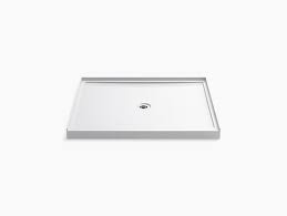 We purchased the 36 inch by 48 inch wed fundo primo shower system. K 8648 Rely Shower Base 48 X 42 Inch Center Drain Kohler