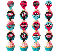 What a cute and creative party! Amazon Com 40pcs Music Cupcake Toppers Music Birthday Party Decorations Music Social Media Videos Music Happy Birthday Party Supplies Music Theme Party For Kids Birthday Party Toys Games