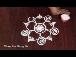 Simple And Easy Rangoli Design Without Dots I Latest Freehand Kolam I Beginners Muggulu Design Yout Easy Rangoli Designs Simple Rangoli Rangoli Kolam Designs