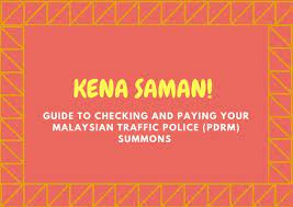 Simply key in your ic. How To Check And Pay Police Saman Online Eris Goes To