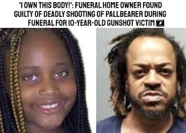 I own this body!': Funeral home owner found guilty of deadly shooting of  pallbearer during funeral for 10-year-old gunshot victim #ericjaystreetnews  🎥NBC Washington Part 1