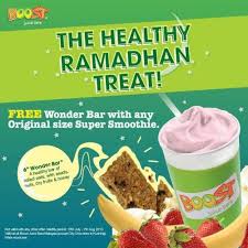 Boost Juice Bars Ramadhan Treat Free Healthy Snack Boost Juice Bar Juice Bar Healthy Snacks