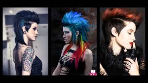 Punk hairstyles started out with slick gelled looks, but over time, they've become artsier with spectacular looks. 25 Exceptional Punk Hairstyles For Women Youtube