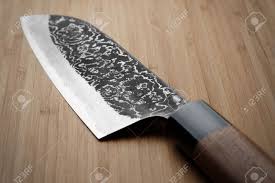 Sashimi and sushi knife series with excellent design and unparalleled tradition. Grungy Image Of Damascus Steel Japanese Kitchen Knife Stock Photo Picture And Royalty Free Image Image 19376845