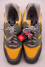 Black And Yellow New Balance Shoes New Balance 575 M575gy Gray Yellow Size 11 5 Trails New In Box Made In U K Grey Yellow New Balance Shoes Leather Men